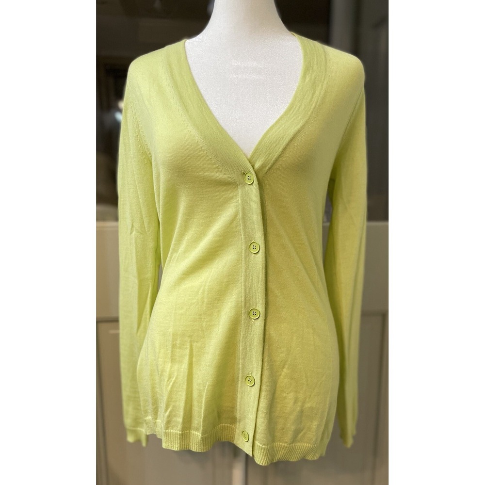 JCrew Classic‎ Merino Wool Cardigan Sweater Size Small Lightweight V-Neck